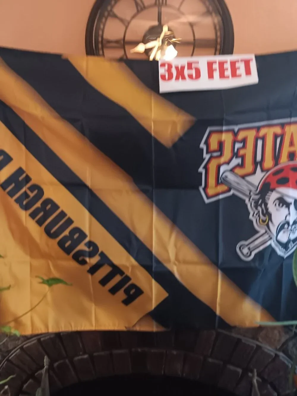 Pittsburgh Pirates Diagonal 3x5 Feet MLB Flag